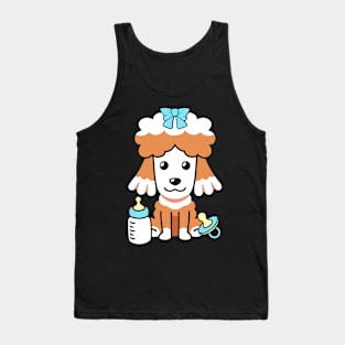 Cute poodle is a baby Tank Top